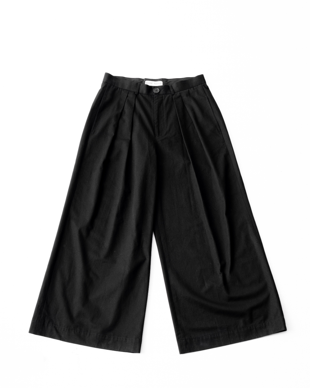 Signature Wide Leg Pleated Trouser - Oil