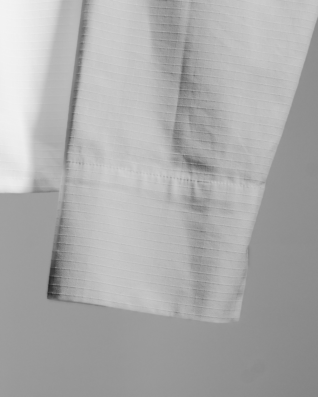 Signature Ripstop Pleated Shirt - Salt