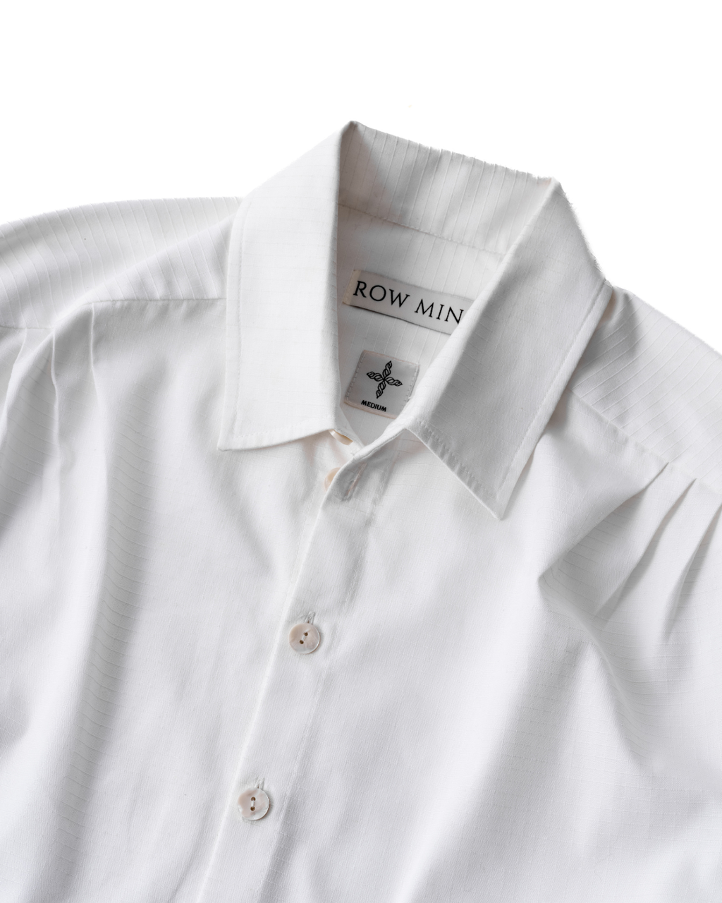 Signature Ripstop Pleated Shirt - Salt