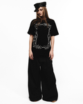 Signature Wide Leg Pleated Trouser - Oil